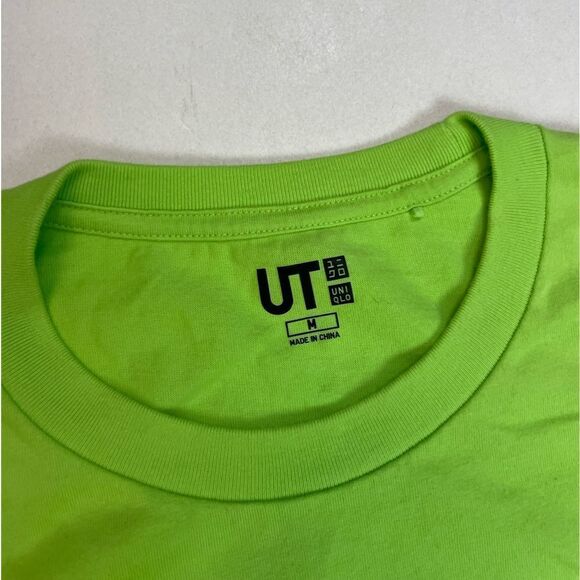 Uniqlo Marvel The Incredible Hulk Graphic T-shirt Men Medium Green Short Sleeve - Picture 5 of 6